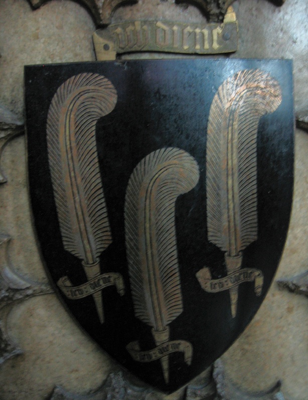 Prince of Wales Feathers 1376